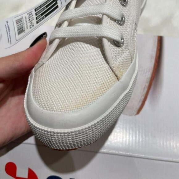 New Superga 2750 Cotu Classic Sneaker in White Size 6 - Picture 7 of 7